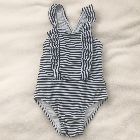 GAP Other - Gap 3T Stripe Ruffle One-Piece Swimsuit